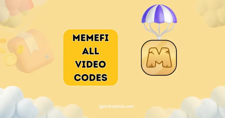 MemeFi All Video Codes